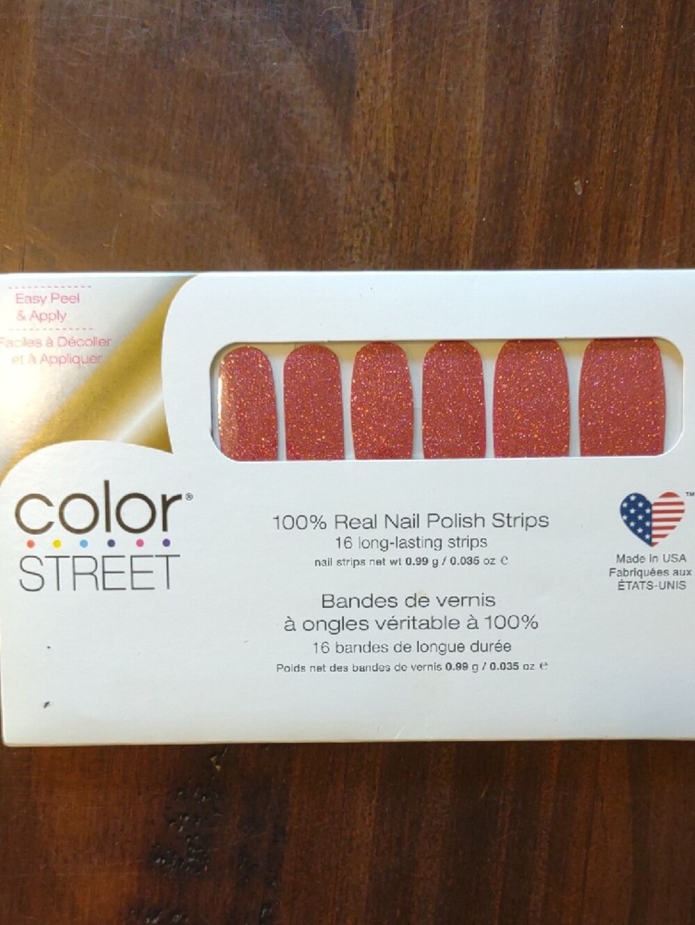 Color Street Mixed Pink, Coral & Gold Nail Polish Strips - Picture 6 of 8